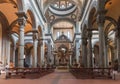 Interior of the Basilica of the Holy Spirit Santo Spirito in F